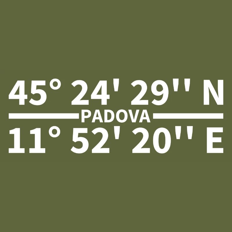 Padova coordinates