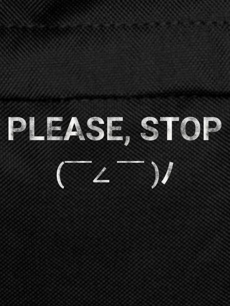 Please Stop Emoji text