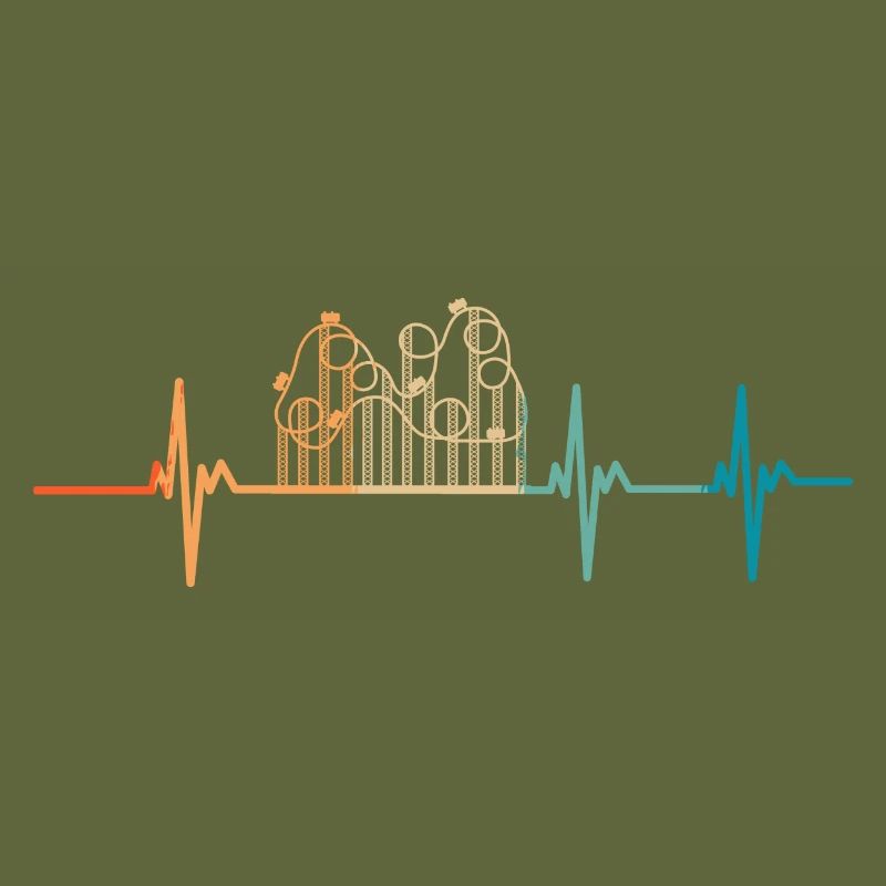 Heartbeat roller coaster