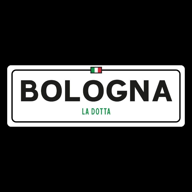 Bologna place name sign