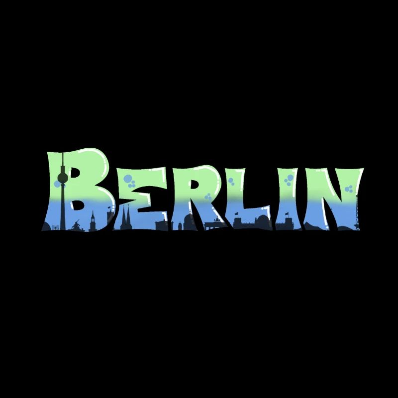 Lettrage graffiti « Berlin »