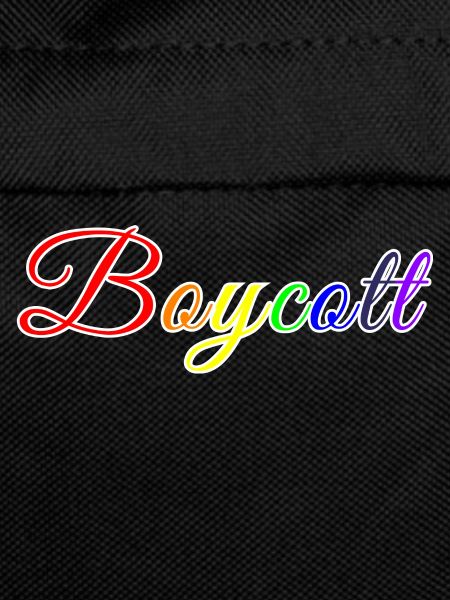 Stylized Rainbow Boycott