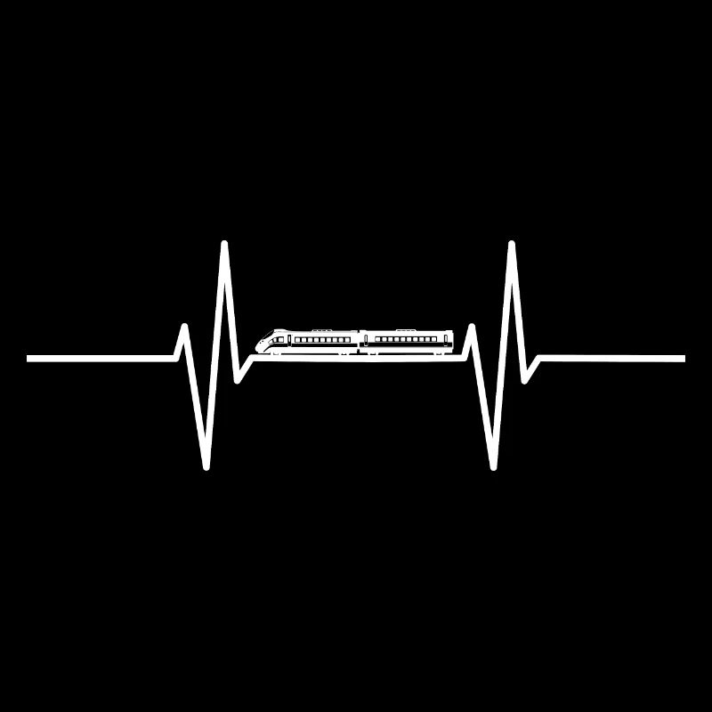 Heartbeat with train / locomotive