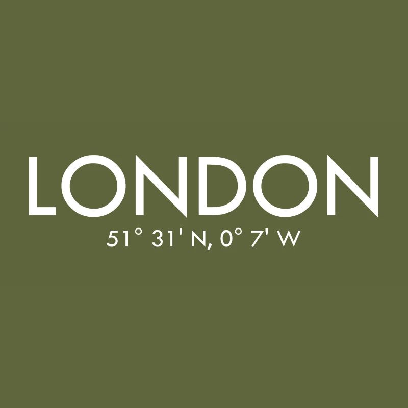 London - Coordinates - Latitude - Longitude - GB