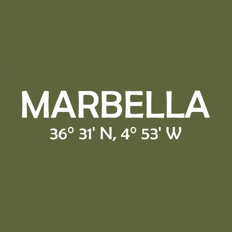 Marbella Coordinates Espana Spain Spainen
