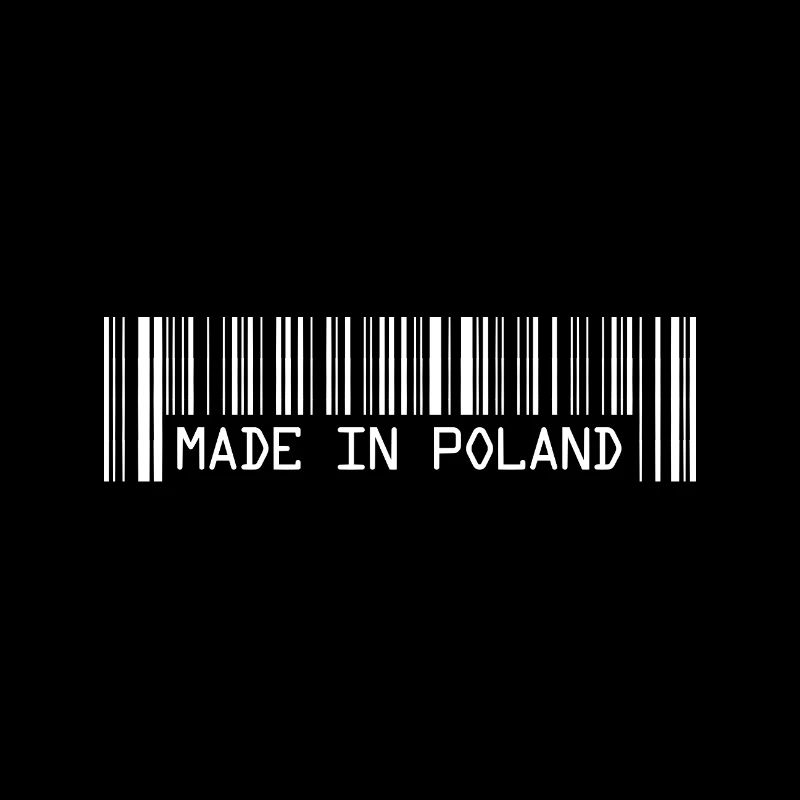 Made in Poland - Polska - Polen - Barcode - Strich