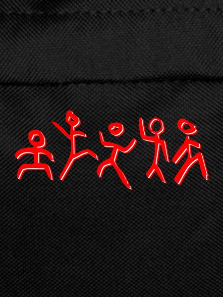 DANCING PEOPLE DRAWING STICK FIGURES