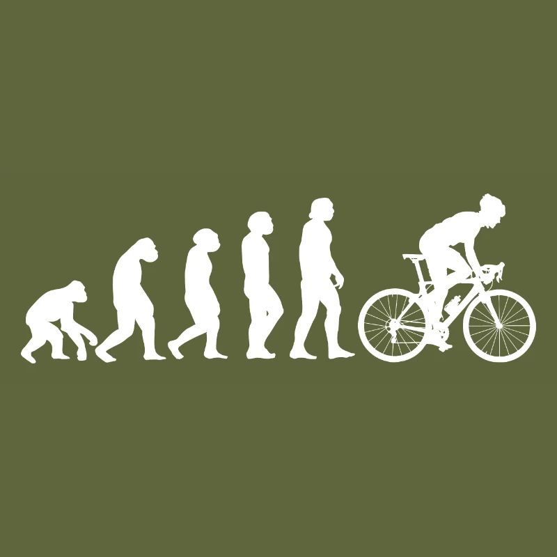 Bicycle - Evolution from prehistoric man to cyclist
