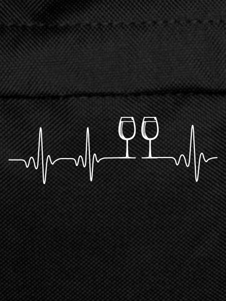 Heartbeat wine glasses