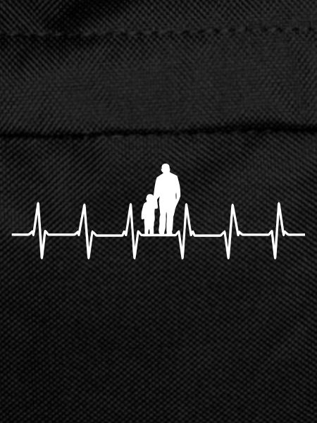 Father and son - heartbeat