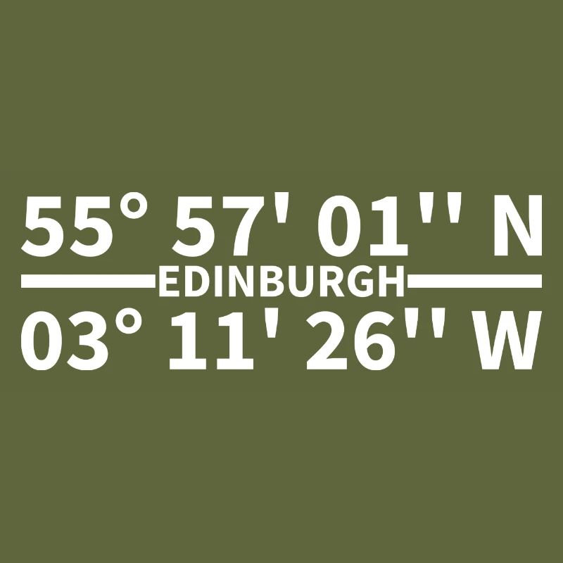 Edinburgh coordinates