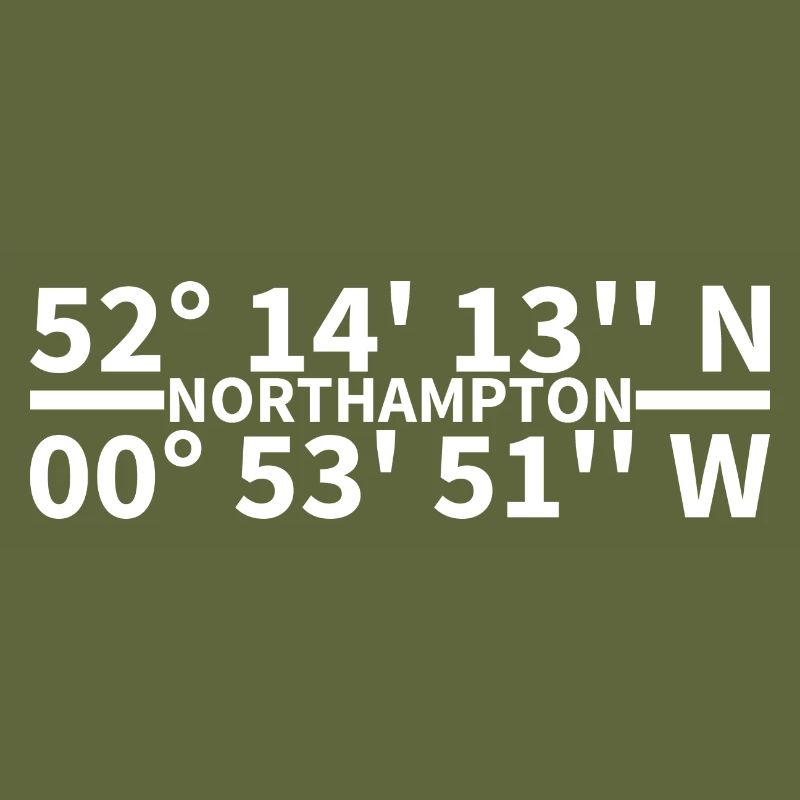 Northampton coordinates