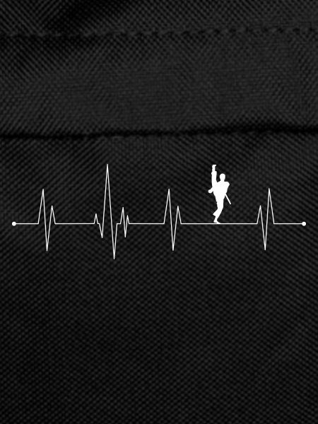 Martial Arts heartbeat white