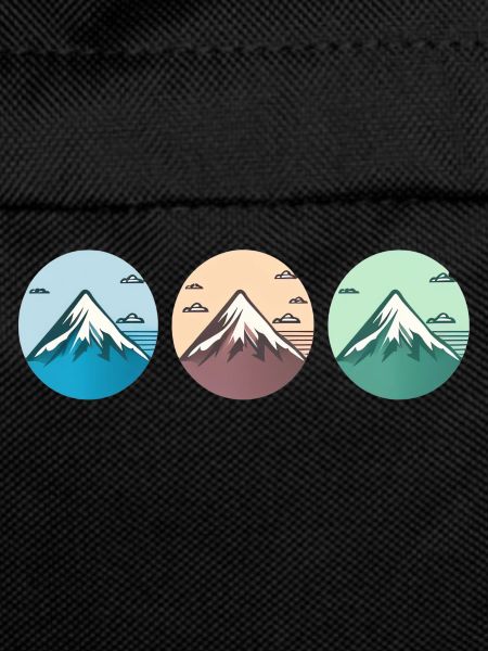 Mountain Landscape Geometric Art