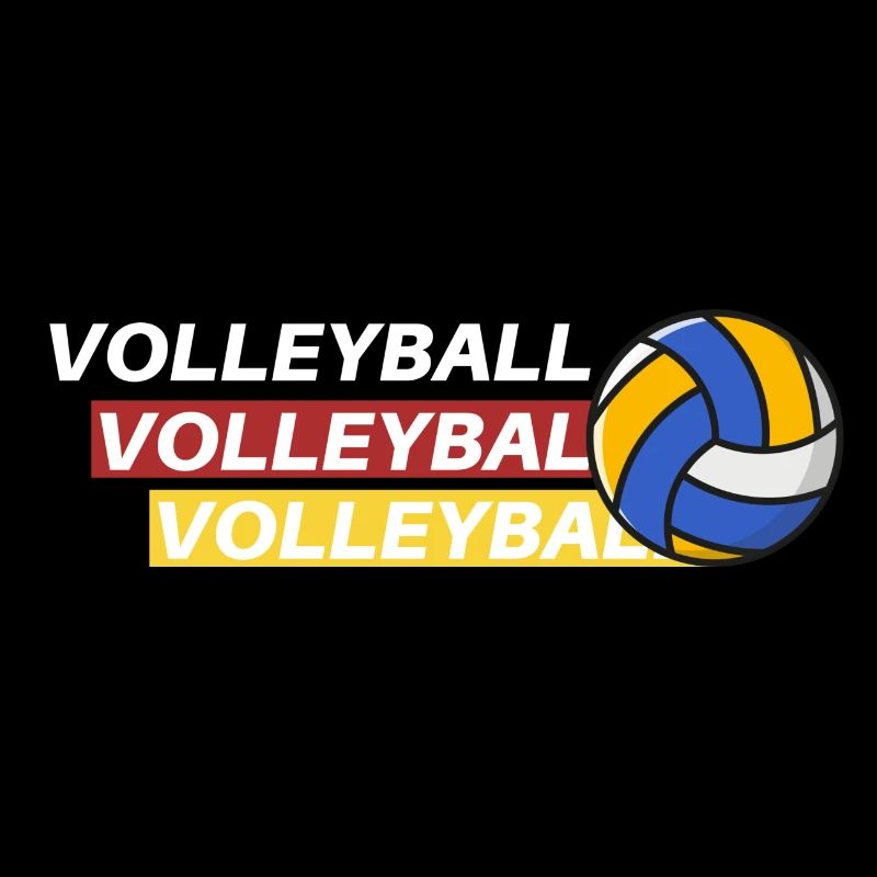 Volleyball Passion : Noir, Rouge, Or