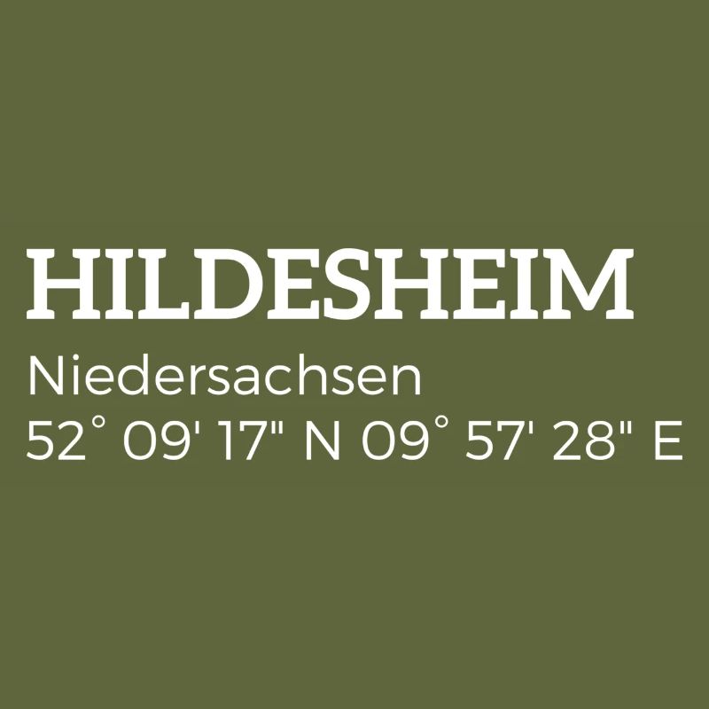 les coordonnées de Hildesheim, Basse-Saxe