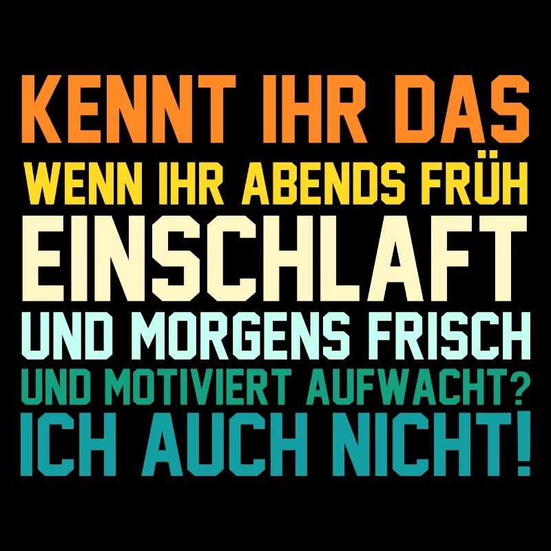 Faulenzer Langschläfer Motivation