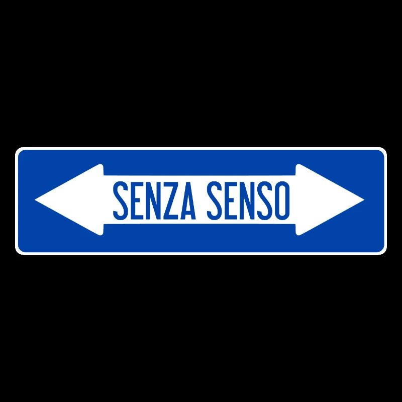 Signe de route de non-sens