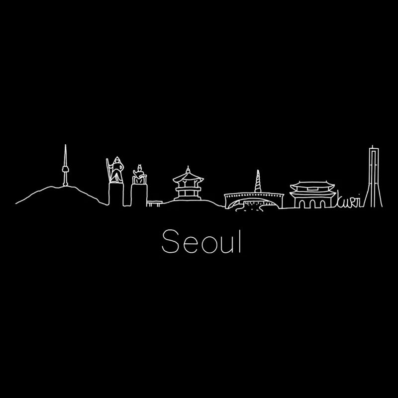 Seoul South Korea Skyline