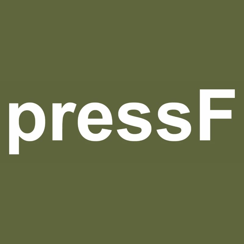 pressF Emote - Gaming Stream Chat Meme