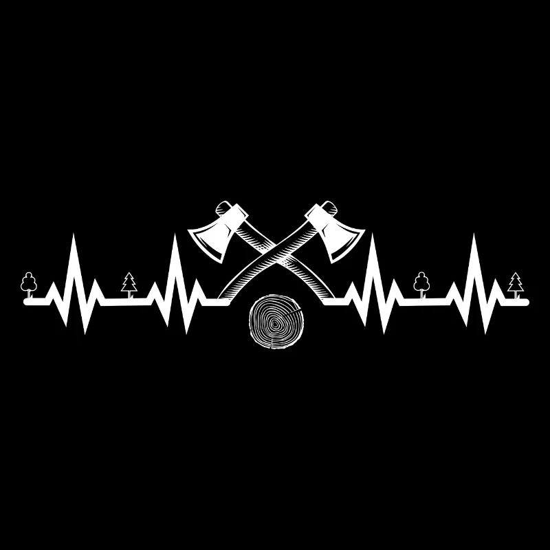 Forest heartbeat lumberjath ECG forester