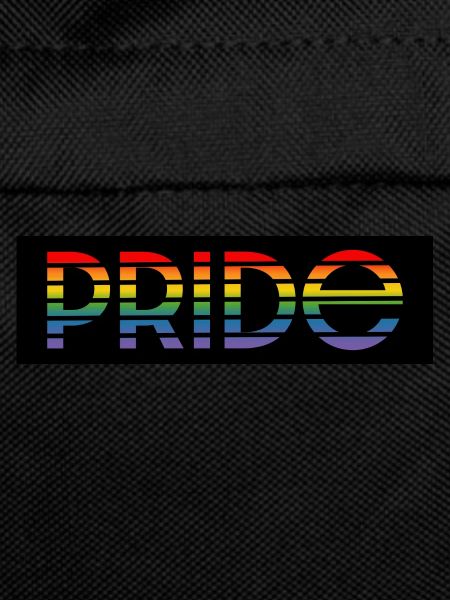 Pride rainbow black background