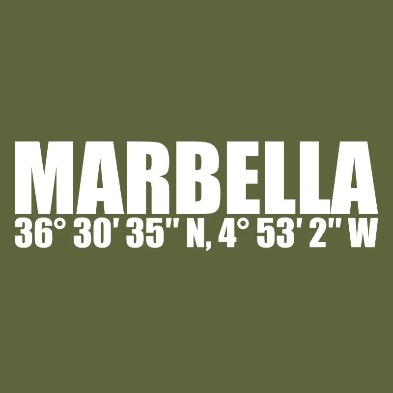 Coordonnées de Marbella