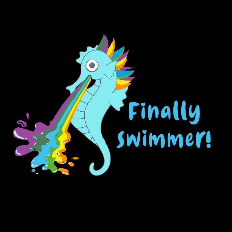 finally swimmer, swwimmer,seepferdchen