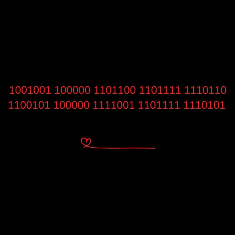 Secret code I love you