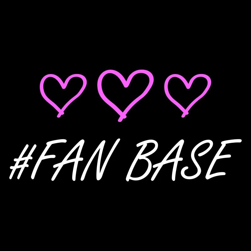 Fan Base Herz Liebe