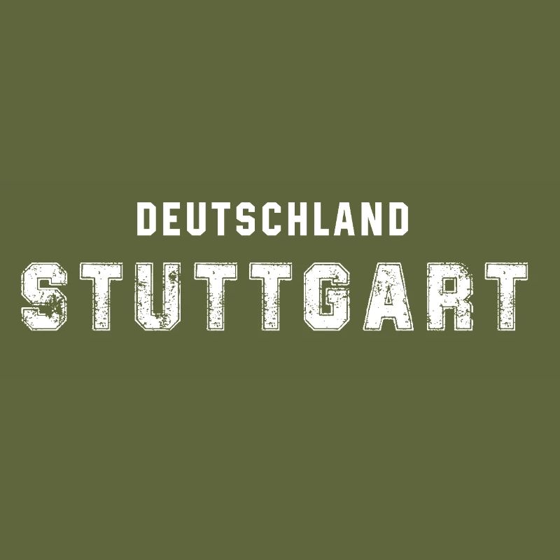 Deutschland Stuttgart - Urbanes Textdesign