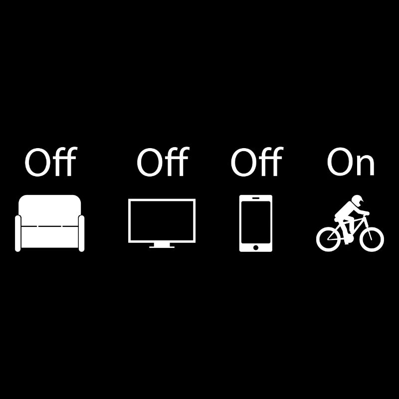 Off on gift bicycle cyclist sport