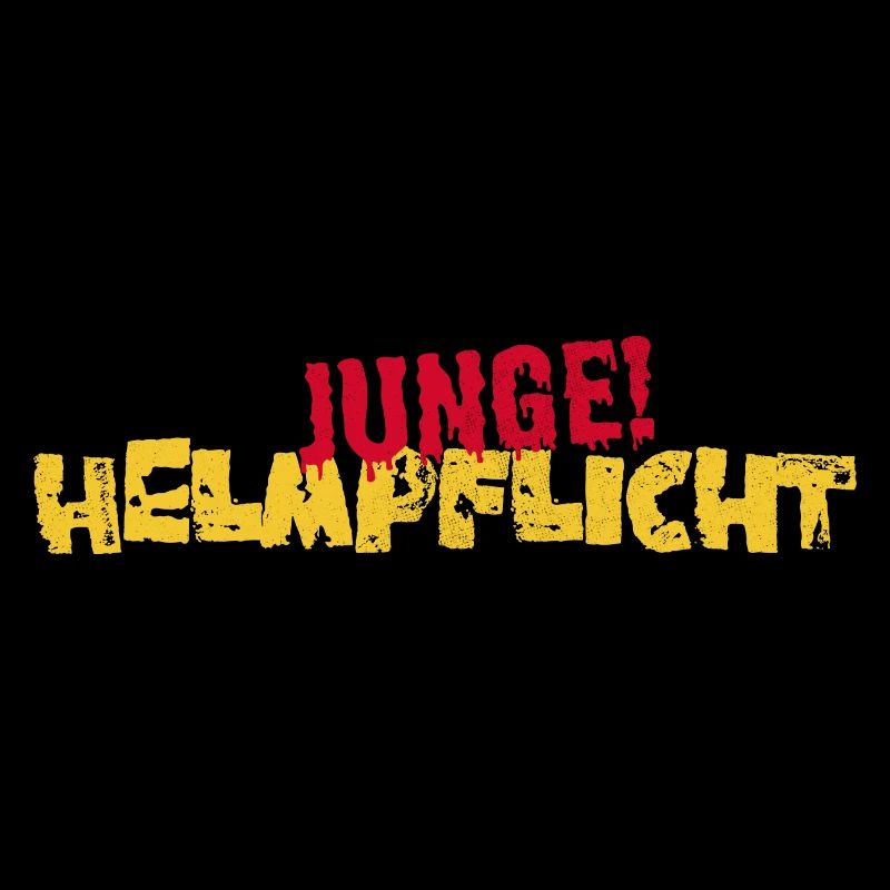 Helmpflicht Junge!