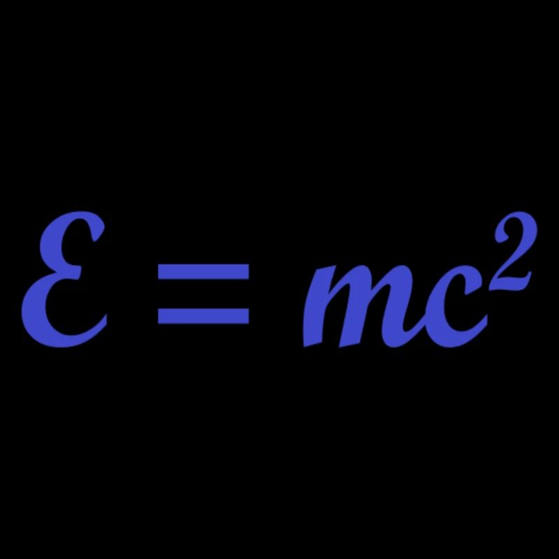 e ist gleich mc2