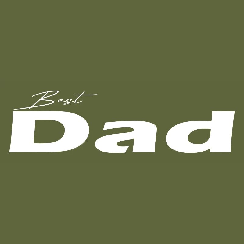 Best Dad white
