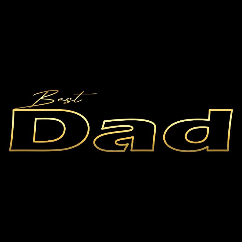 Best Dad gold
