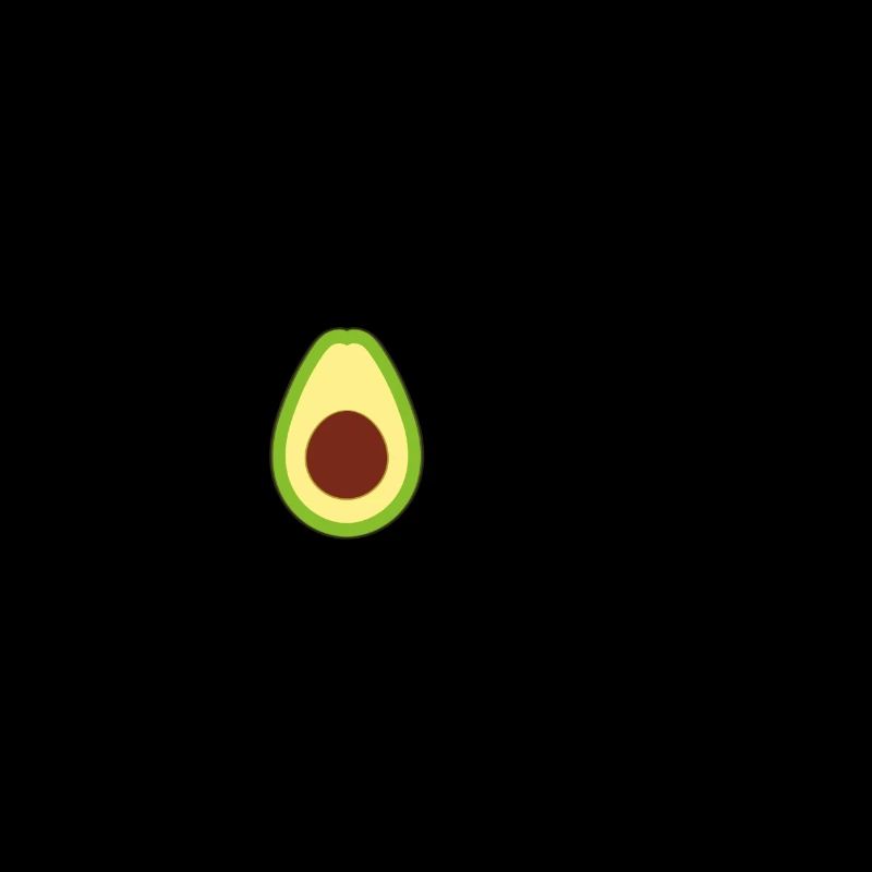 Avocado-Herzschlag