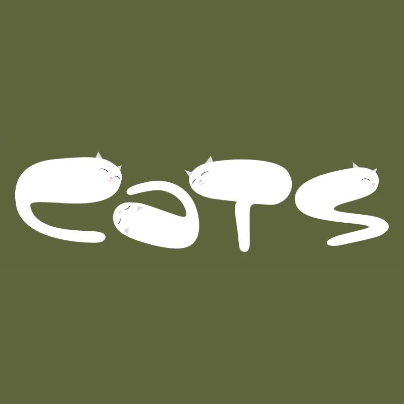 CATS Type Bubble Letters