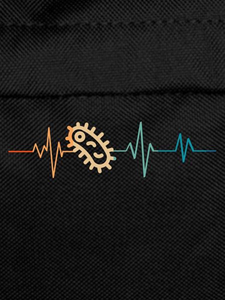 Retro Heartbeat Bacteria