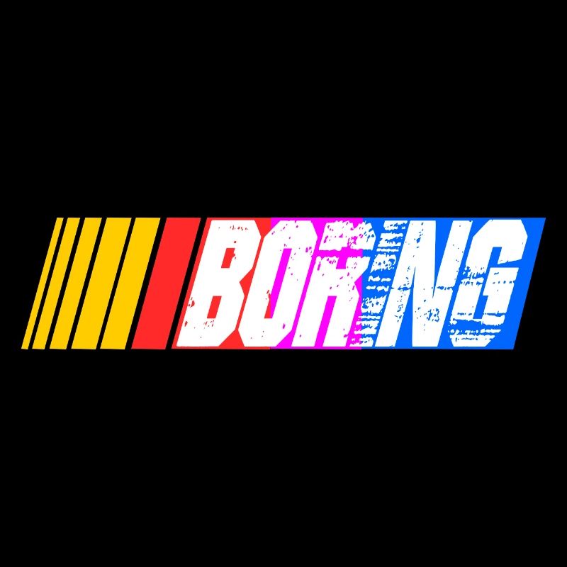 boring nascar race