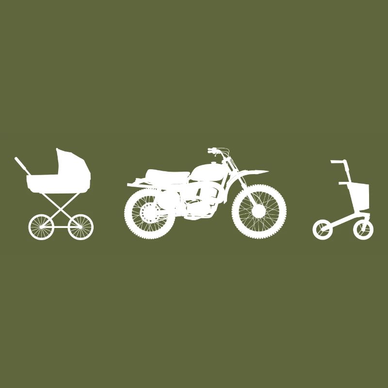Stroller motorcycle rollator pension