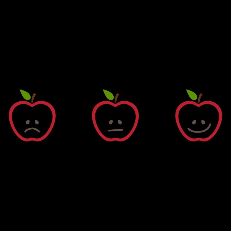 Apples with different faces