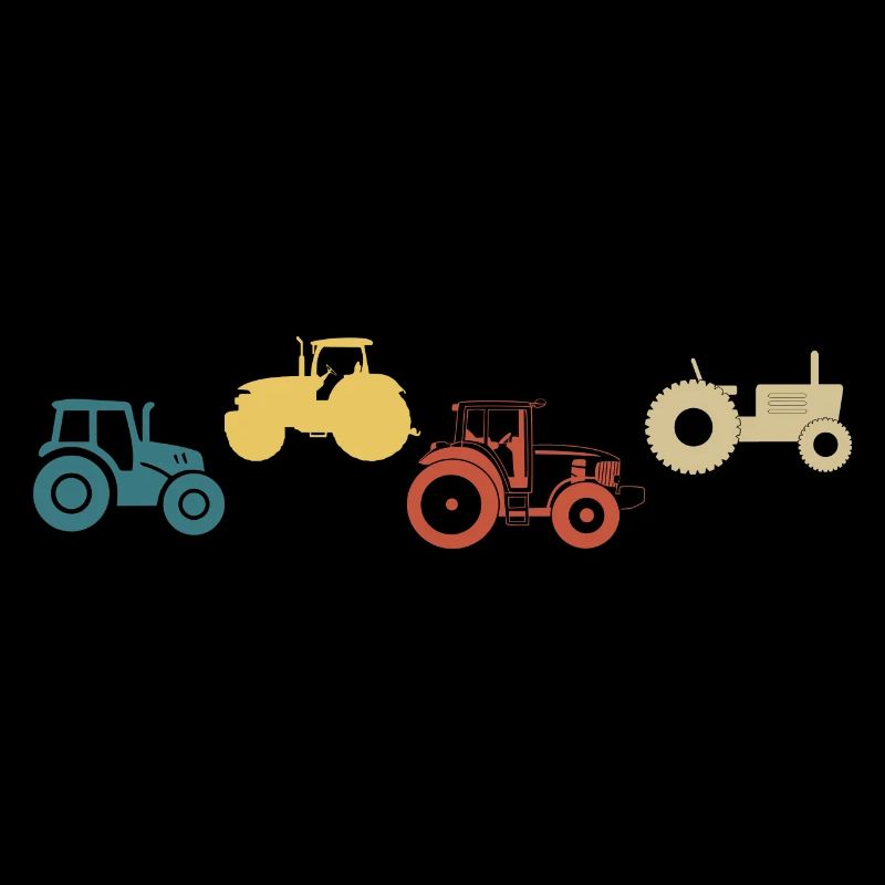 Vintage Retro Traktor