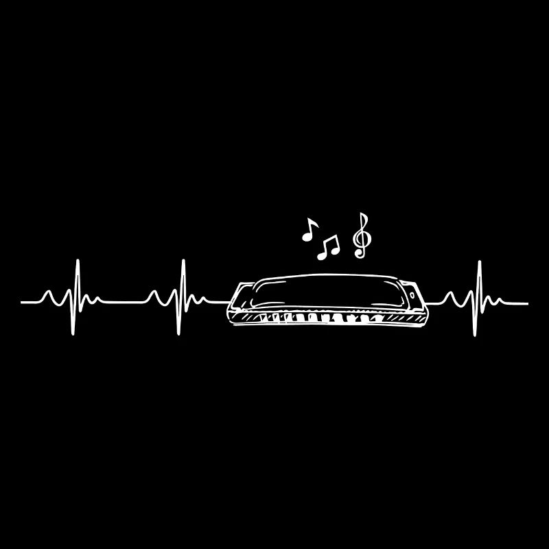 Harmonica Instrument à vent amant Heartbeat Lifeline