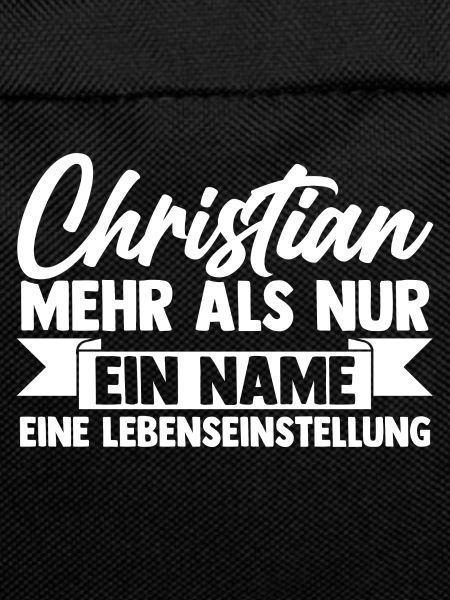 First name Chris Christian