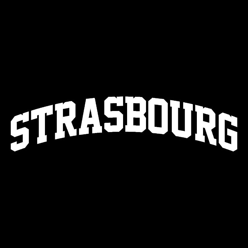 Strasbourg logo: Franco-German collegiate design