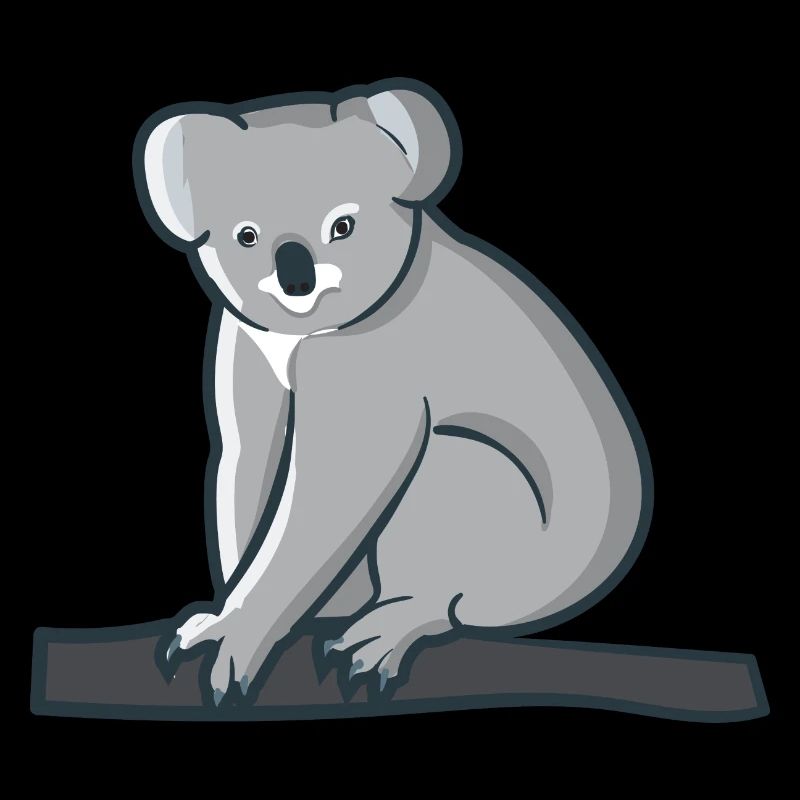 Koala sitzt auf einem Baum in Australien