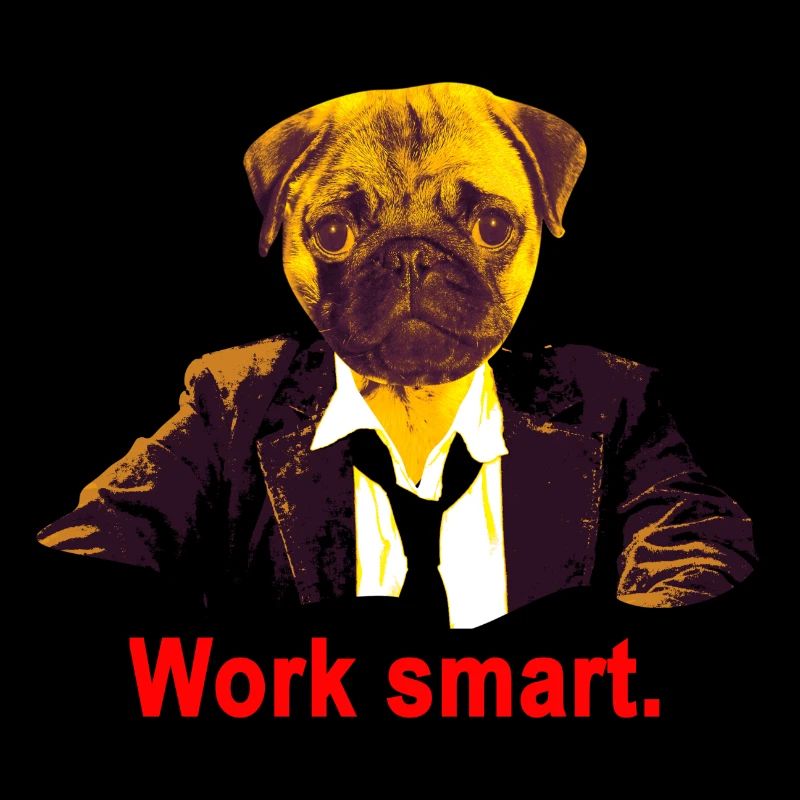 work smart pug