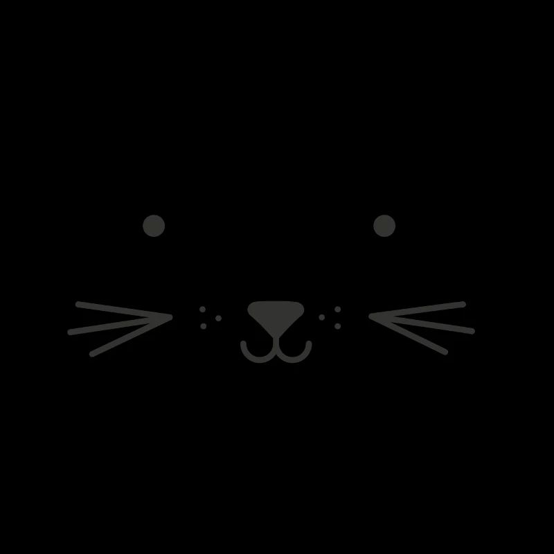 Süßes Katzengesicht