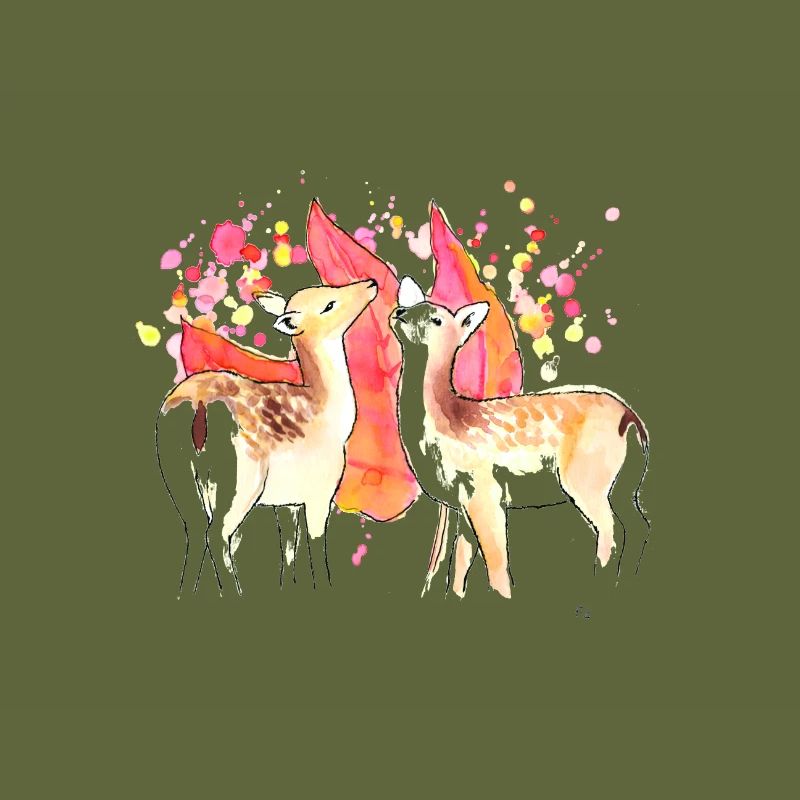 Deer in autumn